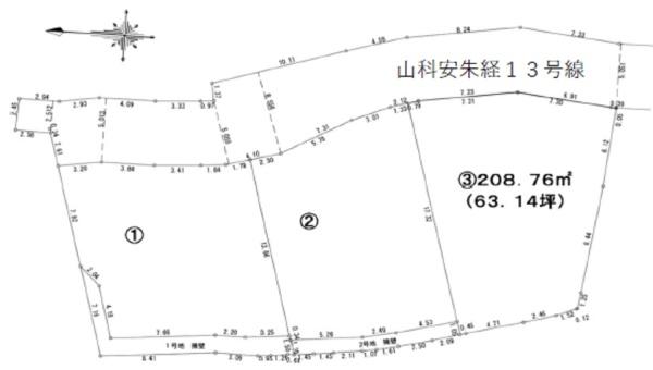 京都市山科区安朱堂ノ後町の売土地