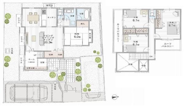宇治市平尾台２丁目の中古一戸建