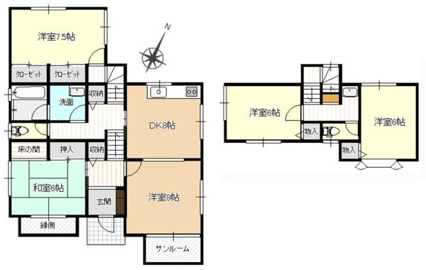 宇治市羽戸山３丁目の中古一戸建て