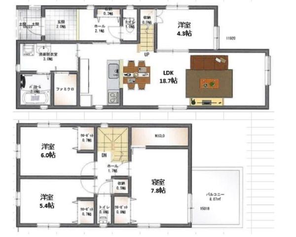 京都市伏見区桃山与五郎町の新築一戸建