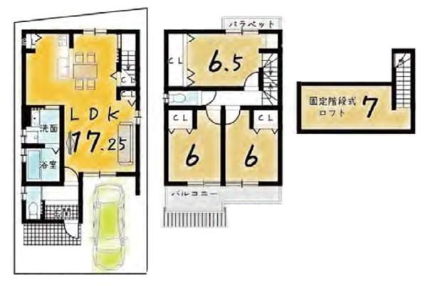 京都市伏見区向島津田町の新築一戸建