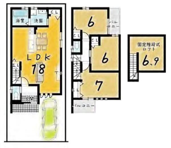 京都市伏見区醍醐南西裏町の新築一戸建
