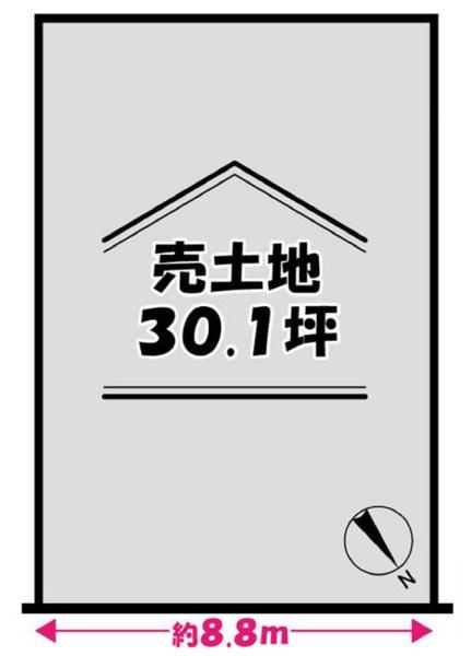 宇治市伊勢田町南遊田の売土地