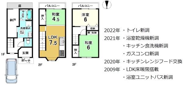 宇治市広野町東裏の中古一戸建