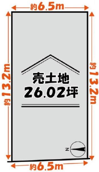 宇治市広野町中島の土地