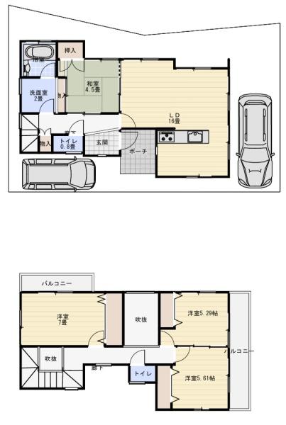 宇治市木幡平尾の中古一戸建