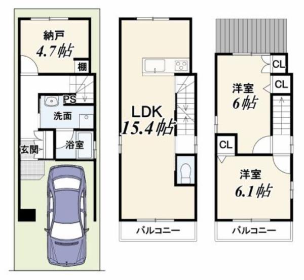京都市山科区椥辻草海道町の新築一戸建