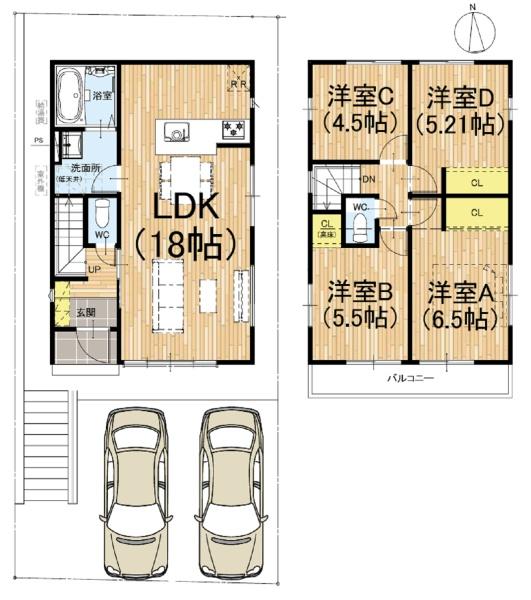 京都市伏見区醍醐古道町の新築一戸建