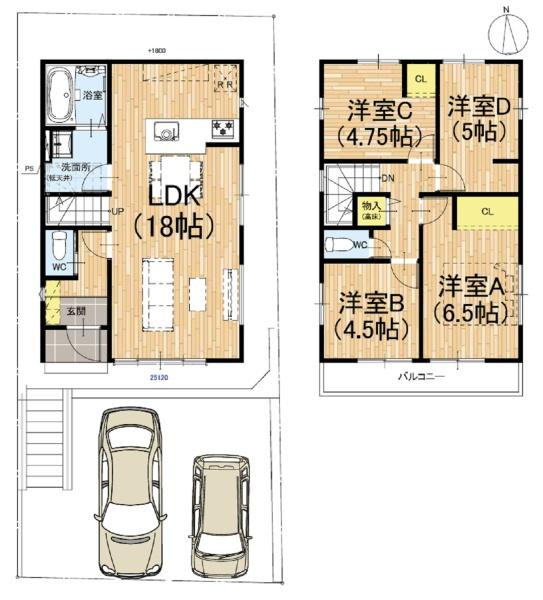 京都市伏見区醍醐古道町の新築一戸建