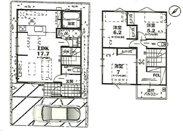 宇治市小倉町西浦の新築一戸建
