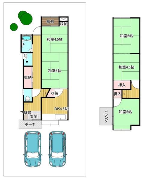 宇治市木幡平尾の中古一戸建て