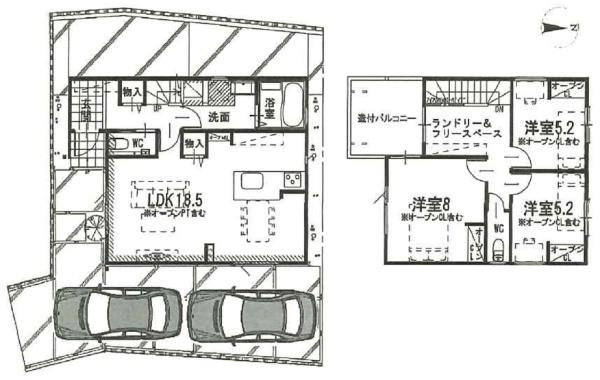 宇治市五ケ庄上村の新築一戸建