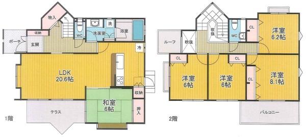 宇治市木幡平尾の中古一戸建