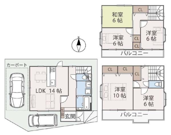 京都市山科区椥辻番所ケ口町の中古一戸建
