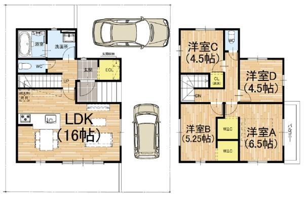 京都市伏見区深草大亀谷万帖敷町の新築一戸建