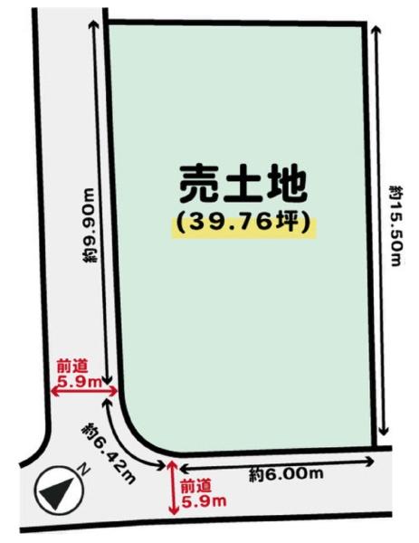 宇治市明星町２丁目の土地