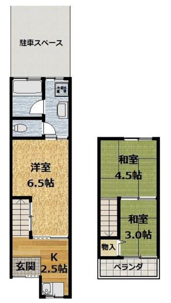 京都市伏見区石田大山町の中古一戸建て