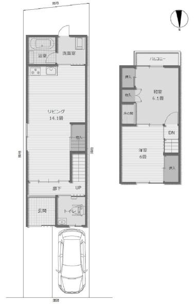 京都市山科区東野南井ノ上町の中古一戸建て