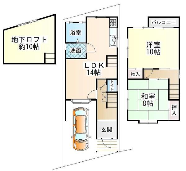 宇治市木幡南山の中古一戸建て