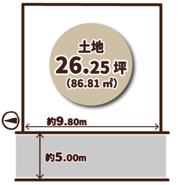 京都市伏見区向島吹田河原町の売土地