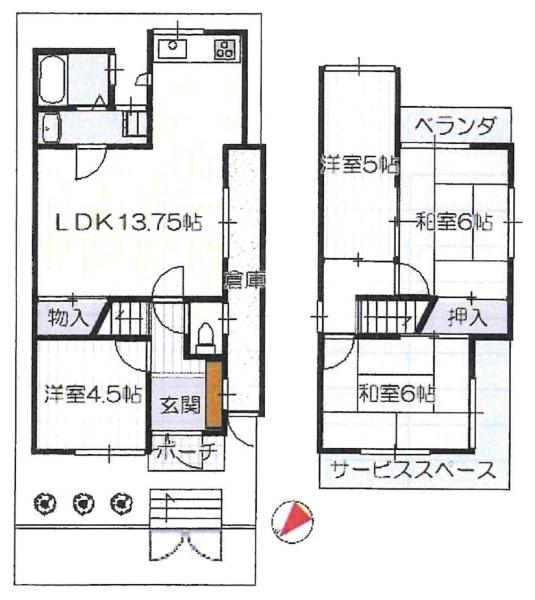 京都市伏見区桃山町山ノ下の中古一戸建