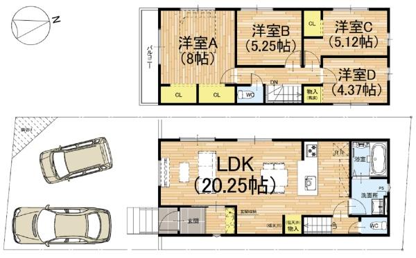 宇治市広野町丸山の新築一戸建