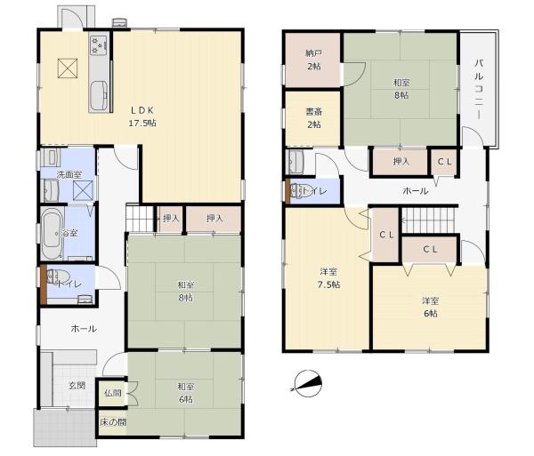 宇治市琵琶台１丁目の中古一戸建て