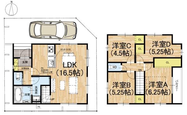京都市伏見区向島立河原町の新築一戸建