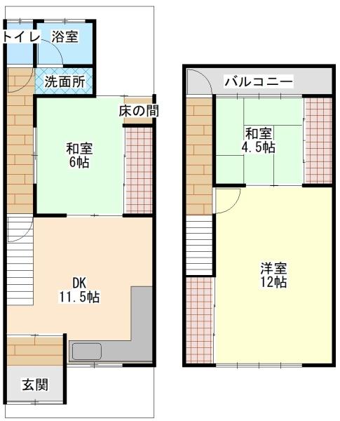 宇治市五ケ庄芝ノ東の中古一戸建