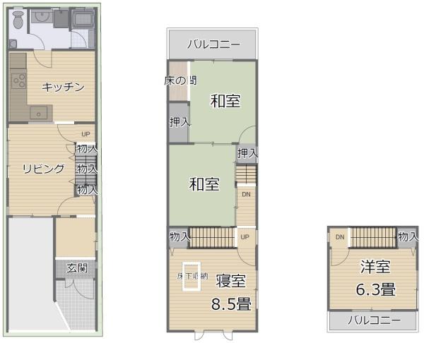 宇治市木幡中村の中古一戸建