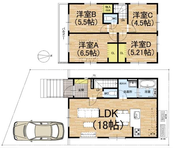 宇治市大久保町上ノ山の新築一戸建