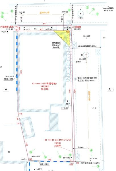 京都市伏見区深草大亀谷西久宝寺町の売土地
