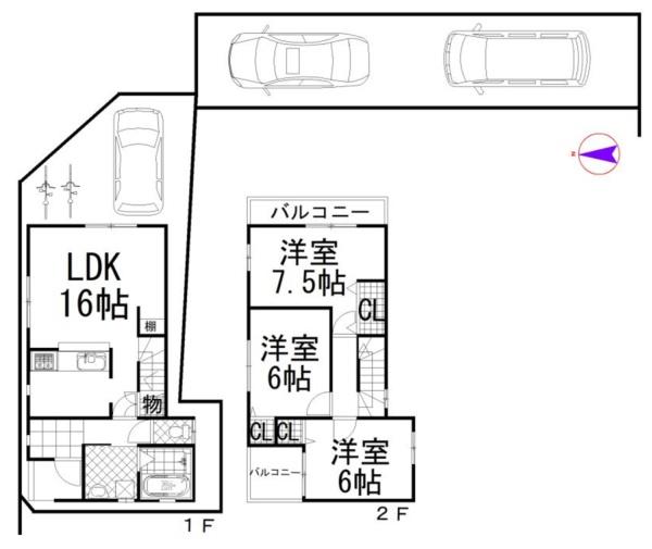 京都市山科区勧修寺東栗栖野町の中古一戸建