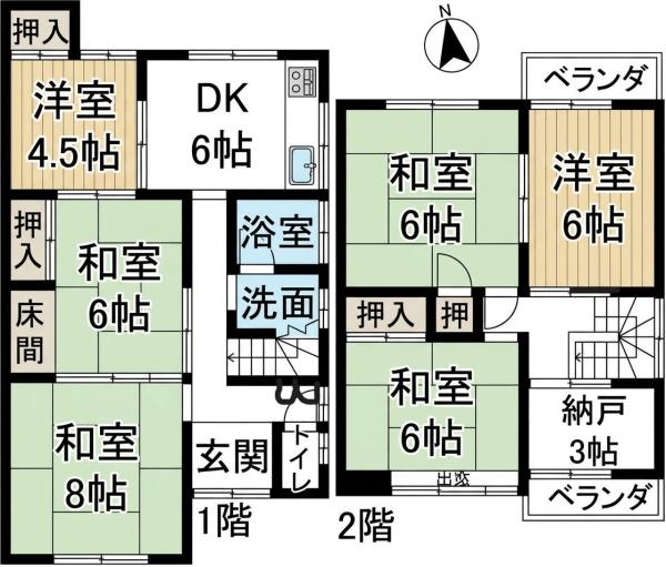 宇治市五ケ庄日皆田の中古一戸建
