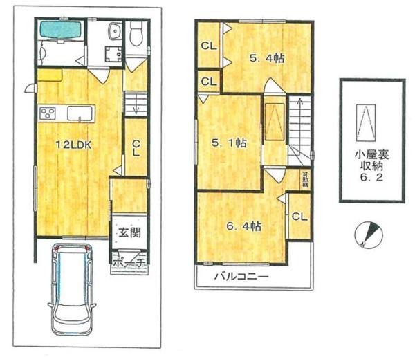 宇治市小倉町南堀池の新築一戸建