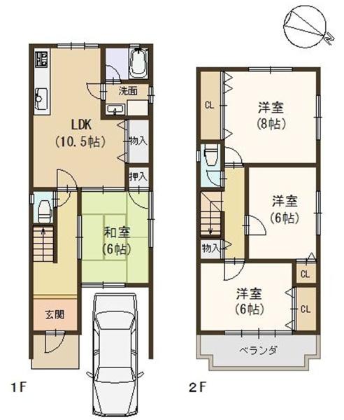 宇治市小倉町西浦の中古一戸建て