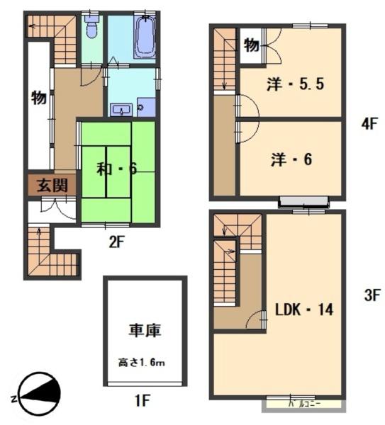 京都市山科区勧修寺西栗栖野町の中古一戸建