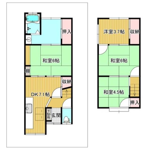 宇治市槇島町南落合の中古一戸建