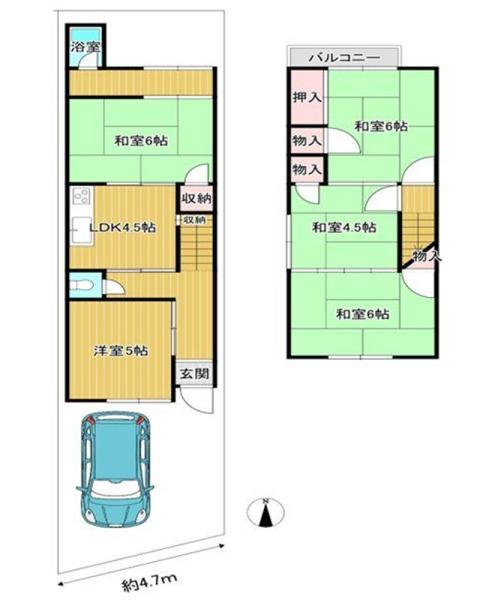 京都市山科区勧修寺瀬戸河原町の中古一戸建て