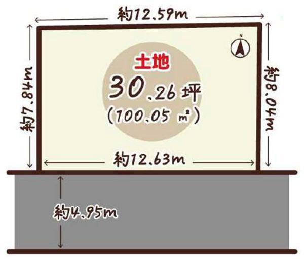 宇治市莵道車田の売土地