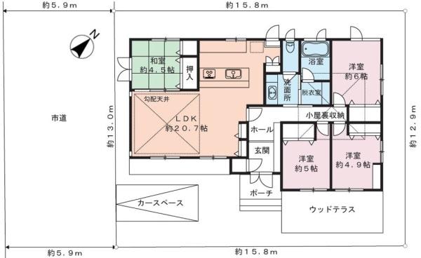鎌ケ谷市東初富４丁目の中古一戸建