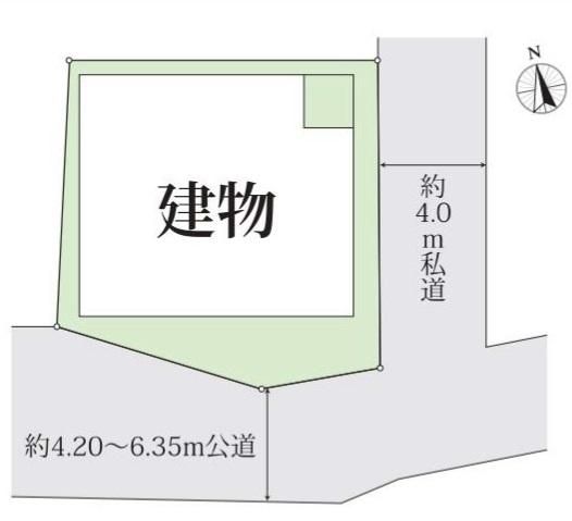 松島3丁目 新築アパート一棟売り(区画図)