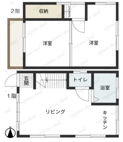 西瑞江３丁目　中戸戸建