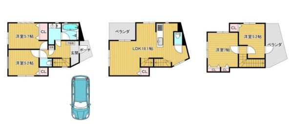 葛飾区四つ木３丁目の中古一戸建て