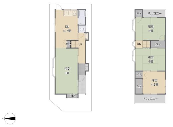 大東市北条６丁目の中古一戸建て