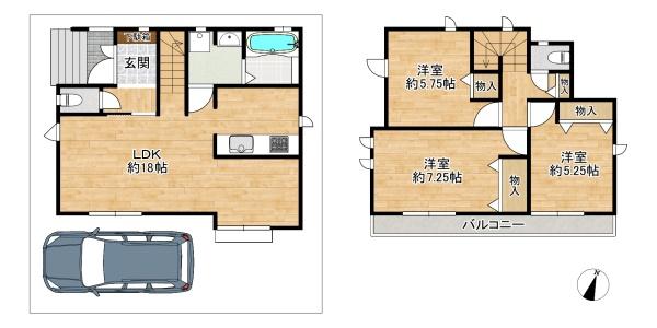 交野市森南３丁目の新築一戸建
