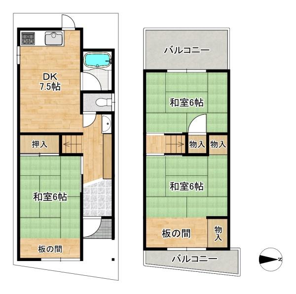 大東市南楠の里町の中古一戸建