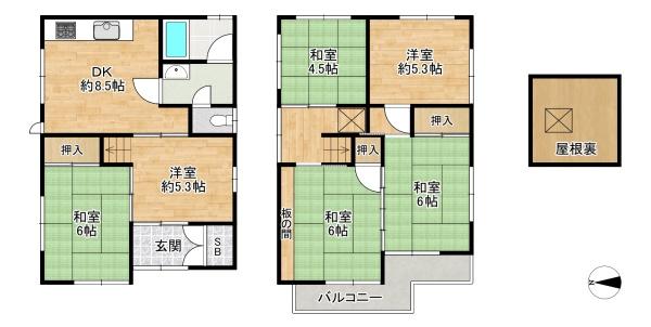 大東市深野４丁目の中古一戸建