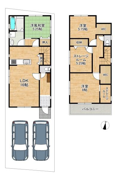 交野市青山２丁目の新築一戸建