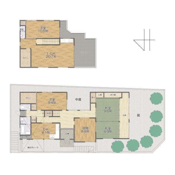 大東市北条５丁目の中古一戸建て
